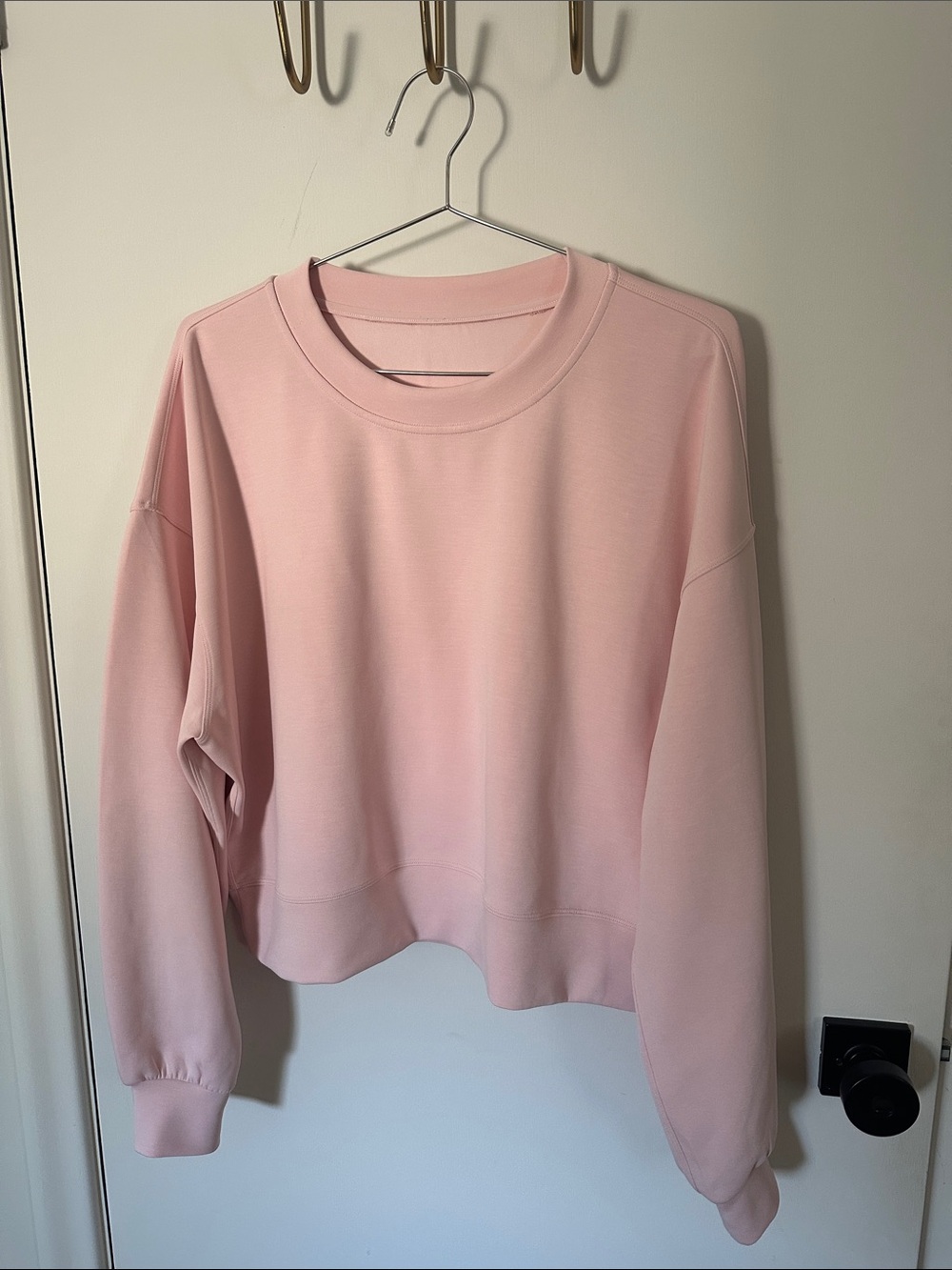 lululemon athletica Soft Pink Softstreme Sweatshirt